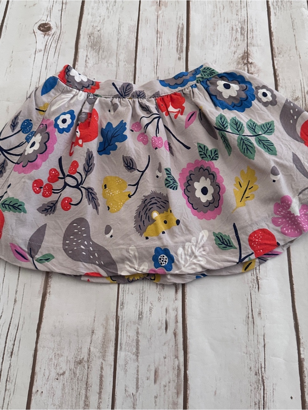 Mini Boden hedgehog woodland skirt vguc 1.5/2